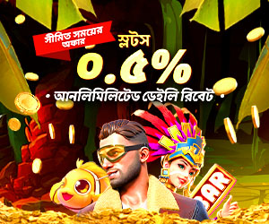 স্লট ০.৫% সীমাহীন দৈনিক রিবেট