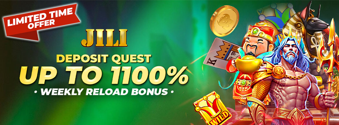 Slots Weekly Reload Bonus up to 1100%