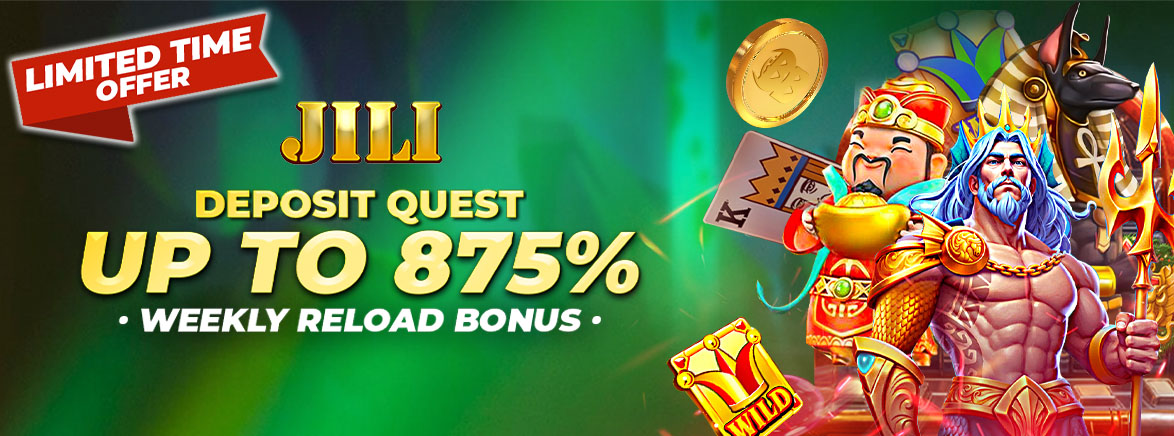 Slots Weekly Reload Bonus up to 875%